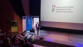 Pokaż zdjęcie: Wystąpienie dyrektor Marty Mordarskiej