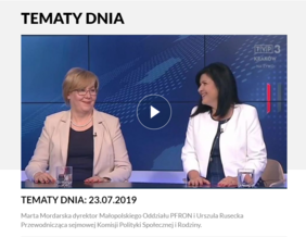 Pokaż zdjęcie: "Tematy dnia" w dniu 23 lipca 2019 r.