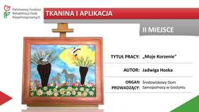 Pokaż zdjęcie: Jadwiga Hoska autor pracy pt.:"Moje Korzenie"