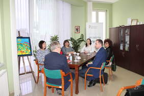 Pokaż zdjęcie: Spotkanie z przedstawicielami Zarządu Głównego Polskiego Związku Głuchych