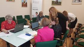 Pokaż zdjęcie: Warsztaty SODiR w Oddziale Małopolskim PFRON.