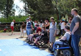 Pokaż zdjęcie: Zawody gry w Boccia