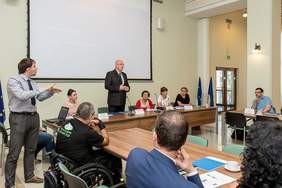 Pokaż zdjęcie: Wicemarszałek woj Śląskiego - powitanie