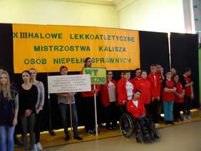 Pokaż zdjęcie: XIII Międzynarodowe Halowe Mistrzostwa Kalisza Osób Niepełnosprawnych w Lekkiej Atletyce