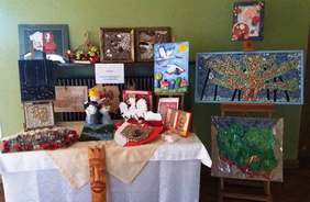 Pokaż zdjęcie: Rzeźba kameralna i płaskorzeźba - ekspozycja prac