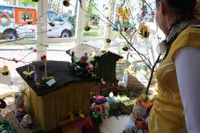 Pokaż zdjęcie: XXIV Ponadpowiatowa Integracyjna Wystawa Wielkanocna w Chumiętkach