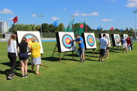 Pokaż zdjęcie: Ogólnopolskie Zawody Łucznicze Osób Niepełnosprawnych „Koziołek 2018”