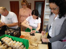 Pokaż zdjęcie: Wizyta dyrektor Marty Mordarskiej w Społdzielni EkoAkcja