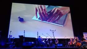 Pokaż zdjęcie: Filmy przygotowane przez Ośrodek, wyświetlane podczas wystepów artystycznych