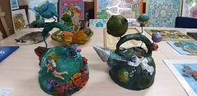 Pokaż zdjęcie: Prace nadesłane na etap wojewódzki XVII edycji Ogólnopolskiego Konkursu Plastycznego „Sztuka Osób Niepełnosprawnych”