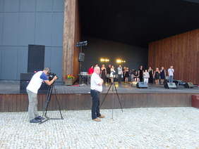 Pokaż zdjęcie: Uczestnicy koncertu "Widzieć muzyką" w Horyńcu-Zdroju