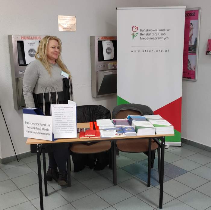 Pokaż zdjęcie: Stoisko Oddziału Zachodniopomorskiego PFRON
