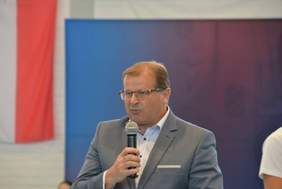 Pokaż zdjęcie: Otwarcie IV Międzynarodowego Turnieju Bocci przez Tomasza Maruszewskiego Zastępcę Prezesa Zarządu ds. Finansowych Państwowego Funduszu Rehabilitacji Osób Niepełnosprawnych