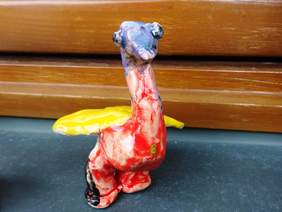 Jedna z prac, wystawiona na wernisażu