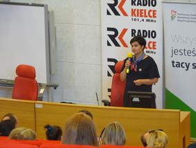 Pokaż zdjęcie: Wykład dr Katarzyny Zielińskiej