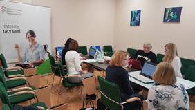 Pokaż zdjęcie: Warsztaty z elektronicznej obsługi wniosków SODiR w Małopolskim Oddziale PFRON