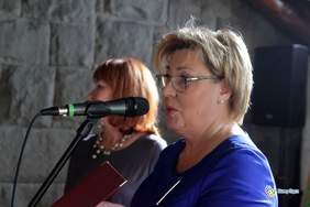 Pokaż zdjęcie: Jubileusz 45 lecia DPS w Nowym Sączu z udziałem Marty Mordarskiej-Dyrektor Małopolskiego Oddziału PFRON