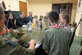 Przekazanie światełka pokoju