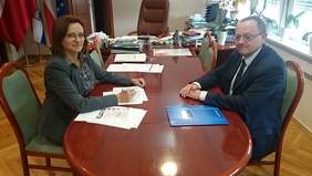 Pokaż zdjęcie: Spotkanie z Wojewodą Świętokrzyskim Agatą Wojtyszek