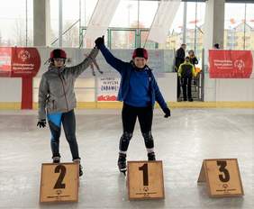 Pokaż zdjęcie: Świętokrzyski Mityng Łyżwiarski Olimpiad Specjalnych