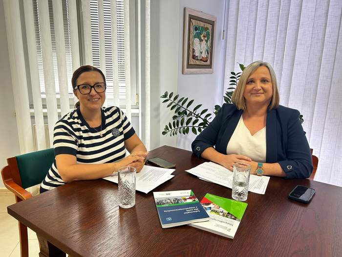 Dyrektor Oddziału Lubelskiego Monika Wac i Oddziału Mazowieckiego Kamila Gołębiowska