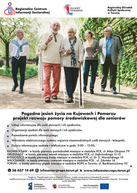 Pokaż zdjęcie: Plakat informacyjny Regionalnego Centrum Informacji Senioralnej