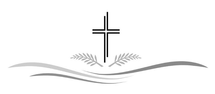 krzyż z laurem żałobnym