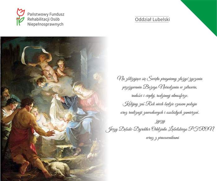 Na zbliżające się Święta pragniemy złożyć życzenia przeżywania Bożego Narodzenia w zdrowiu, radości i ciepłej, rodzinnej atmosferze. Kolejny zaś Rok niech będzie czasem pokoju oraz realizacji zawodowych i osobistych zamierzeń  