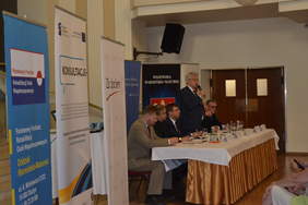 Pokaż zdjęcie: Wystąpienie Pełnomocnika Rządu ds. Osób Niepełnosprawnych Pana Krzysztofa Michałkiewicza