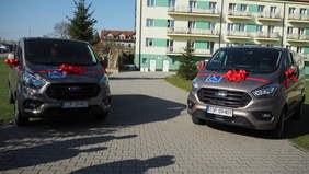 Pokaż zdjęcie: Dwie nowe maszyny na placu WTZ w Zochcinku