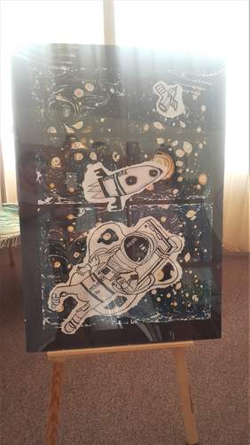 Pokaż zdjęcie: "Co na to mój lęk wysokości" kategoria grafika i rysunek