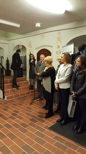 Pokaż zdjęcie: Przemawia Przewodniczący Koła PSONI w Stargardzie Kazimierz Nowicki