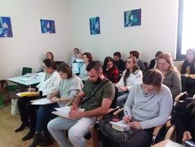 Pokaż zdjęcie: Spotkanie informacyjno-konsultacyjne dotyczące konkursu o zlecenie realizacji zadań w Oddziale Małopolskim