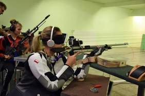 Pokaż zdjęcie: Mistrzostwa Polski w strzelectwie pneumatycznym dla osób niewidomych i słabowidzących