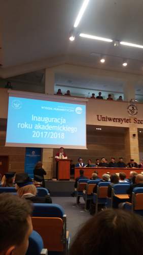 Pokaż zdjęcie: Wystąpienie Prorektora US dr hab. Jacka Buko, prof. US