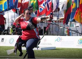 Srebrny medal Mileny Olszewskiej na Mistrzostwach Świata Paraarchery