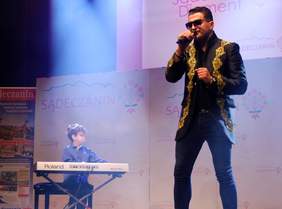 Pokaż zdjęcie: Olaf Bielak oraz piosenkarz Wacław „Kordian” Cieślik