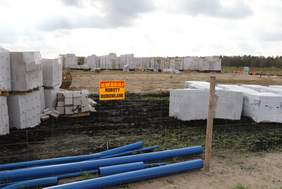 Pokaż zdjęcie: Widok na budowę ZAZ w Goleniowie