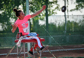 Pokaż zdjęcie: Rywalizacja w rzucie dyskiem 