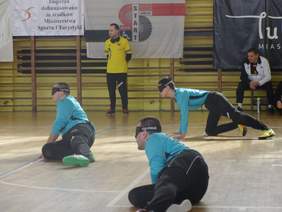 Pokaż zdjęcie: Mecz I Eliminacyjnego Turnieju Mistrzostw Polski w Goalball