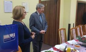 Pokaż zdjęcie: spotkanie wigilijne pracowników oraz byłych pracowników Oddziału