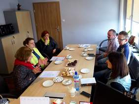 Uczestnicy spotkania podczas dyskusji