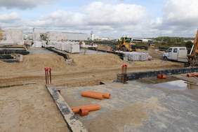 Pokaż zdjęcie: Widok na budowę ZAZ w Goleniowie