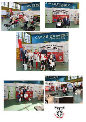 Pokaż zdjęcie: Na Obiektach Kompleksu Sportowego ZAWISZA Bydgoszcz w ostatni weekend 25 – 27.10.2019 zmagali się z ciężarami sportowcy z niepełnosprawnościami
