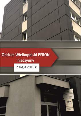 Pokaż zdjęcie: Oddział Wielkopolski PFRON 2 maja br. będzie nieczynny 