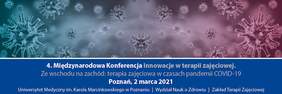Pokaż zdjęcie: Grafika promująca IV Międzynarodową Konferencję „Innowacje w terapii zajęciowej”