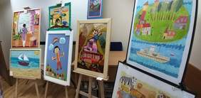 Pokaż zdjęcie: Prace nadesłane na etap wojewódzki XVII edycji Ogólnopolskiego Konkursu Plastycznego „Sztuka Osób Niepełnosprawnych”