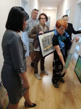 Pokaż zdjęcie: Obrady Komisji Konkursowej w Oddziale Małopolskim PFRON