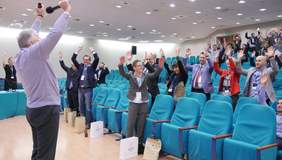 Pokaż zdjęcie: Warsztaty praktyczne w ramach konferencji pt.: „Węzłowe problemy adaptowanej aktywności fizycznej”