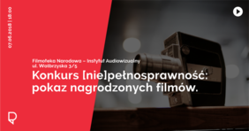 Plakat zapraszający na galę